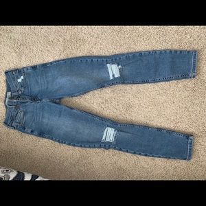 PETITE Top shop distressed jeans (size 24) NWOT